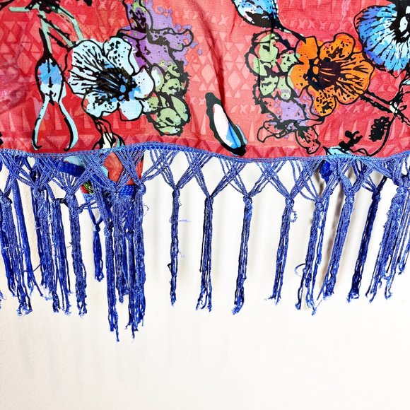 Lularoe Floral Kimono - Picture 3 of 3